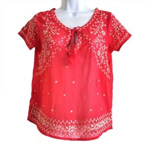 AMERICAN EAGLE  Embroidered Blouse